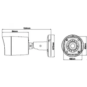 Видеокамера DAHUA DH-HAC-HFW1000RMP-0280B Видеокамера DAHUA DH-HAC-HFW1000RMP-0280B