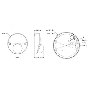 IP-камера DAHUA DH-IPC-HDBW4121FP-M IP-камера DAHUA DH-IPC-HDBW4121FP-M