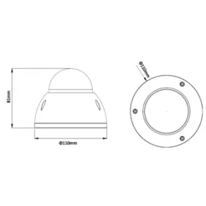 IP-камера DAHUA DH-IPC-HDBW4421EP-0280B IP-камера DAHUA DH-IPC-HDBW4421EP-0280B