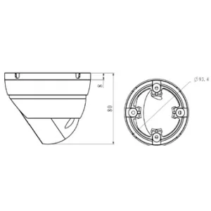 IP-камера DAHUA DH-IPC-HDW4421MP-0280B IP-камера DAHUA DH-IPC-HDW4421MP-0280B