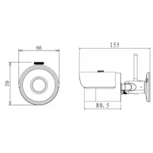 IP-камера DAHUA DH-IPC-HFW1000SP-W-0600B IP-камера DAHUA DH-IPC-HFW1000SP-W-0600B