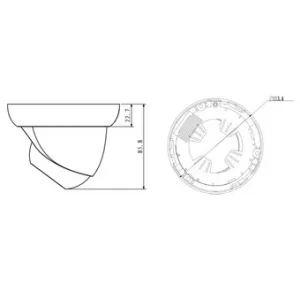 IP-камера DAHUA IPC-HDW4100S IP-камера DAHUA IPC-HDW4100S